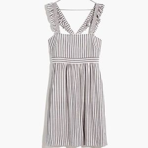 Madewell  ruffle strap empire waist dress